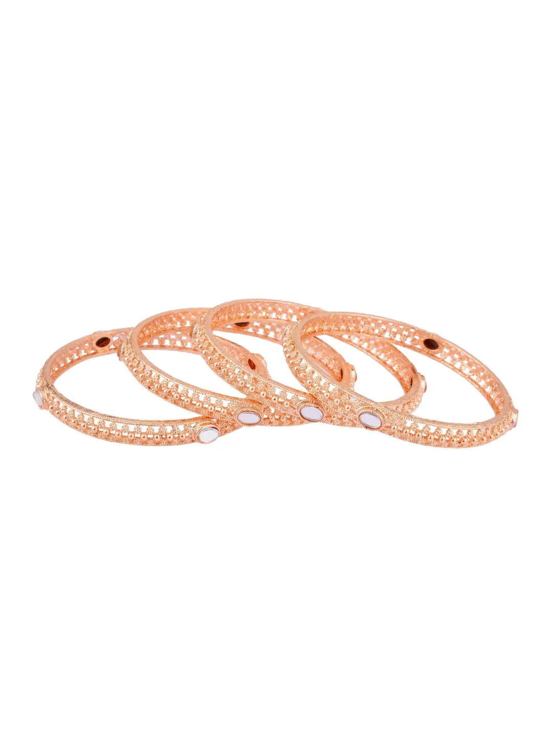 Gold Plated Mirror Bangles